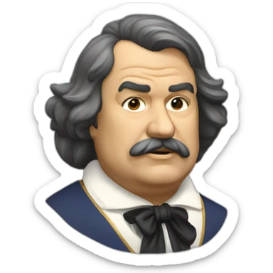 honoré de balzac sticker