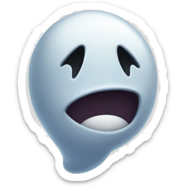 Fantasma con un mundo sticker