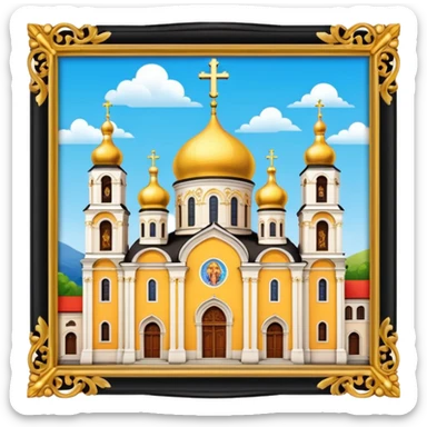 eastern european churched sticker