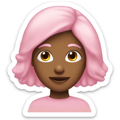 Light pink postcard sticker