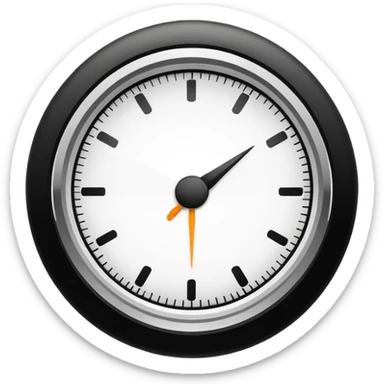 simple cronometer sticker