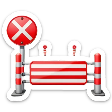 Railroad crossing japan  sticker