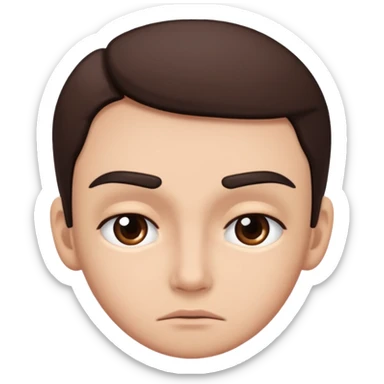  eyebrow up like it’s concerned  sticker