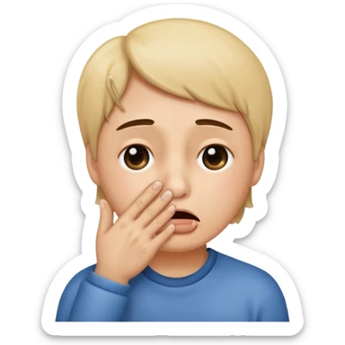 Pour la création de mon emoji place cet emoji 😭 au centre et ne le touche pas, puis fait tourner cet emoji 🤜 de 90 degrés à gauche et tu le met sur la bouche de l’emoji précédent . Et surtout ne modifie pas les emojis sticker