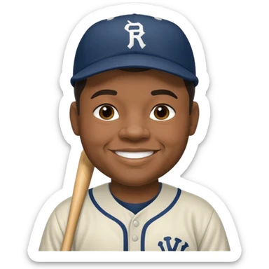 babe ruth but he’s a brotha sticker