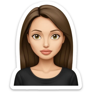 Angelina Jolie up to the waist sticker