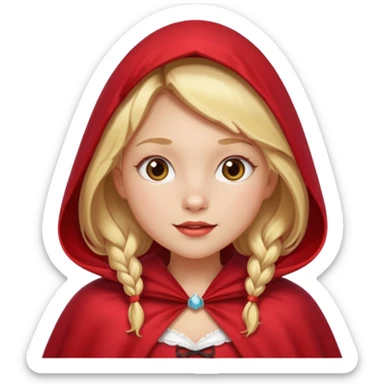 little red riding hood sticker