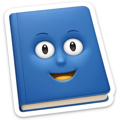 A textbook for studying English language sticker