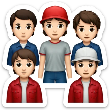 Stranger Things yazı  sticker