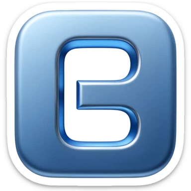 A fusion of the letter J and AI, representing artificial intelligence sticker