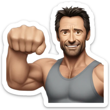 Hugh Jackman sticker