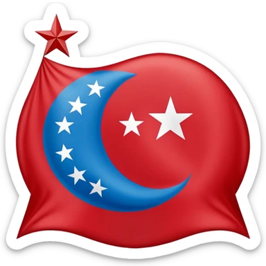Iraqi Turkmen flag emoji  sticker