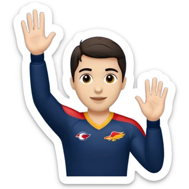 Adelaide crows afl kiss goodnight  sticker