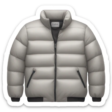 Calvin Klein down jacket sticker