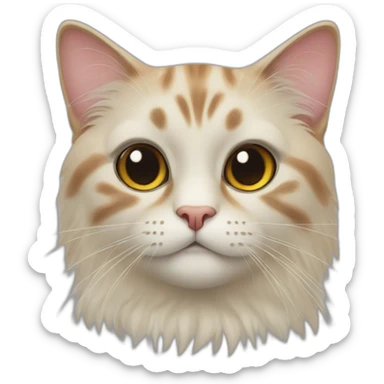 birma cat sticker