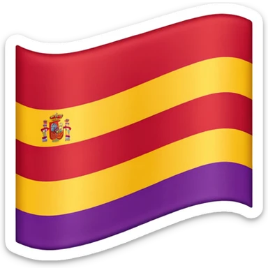 bandera republicana española sticker