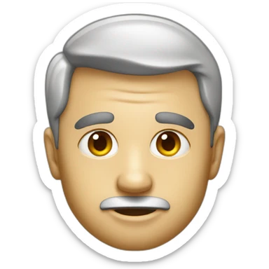 Big head billionaire sticker