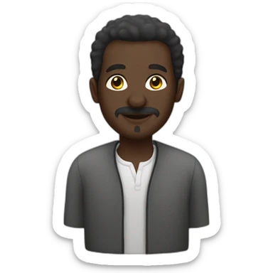 Sudanese man in Istanbul sticker