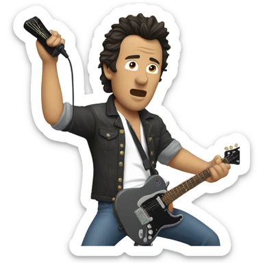bruce springsteen live sticker