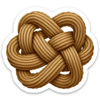 knot whit a rope sticker