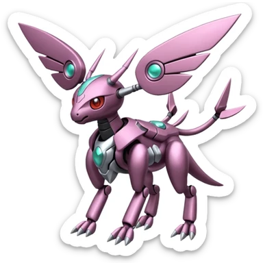 Vikavolt-Pinsir-Genesect-Miraidon-fusion, full body sticker