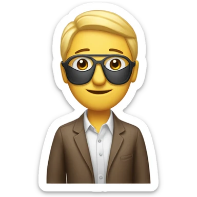 create a mascot for a brand called microbrandwatchworld, the character should be look like a watch enthusiast fan, with a connotation for world. sticker