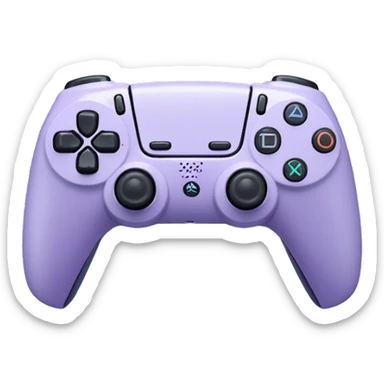 Ps5 pastel purple controller  sticker
