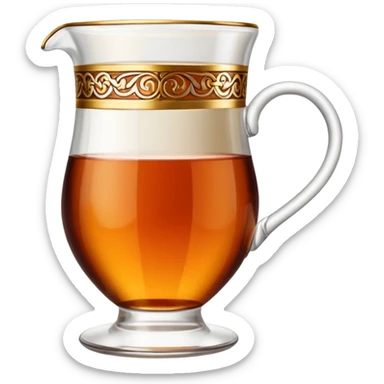 Turkish tea glass  sticker