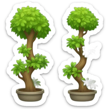 Potted Treehouse sticker