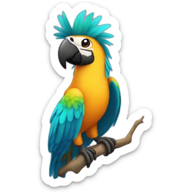 Papagayo sticker