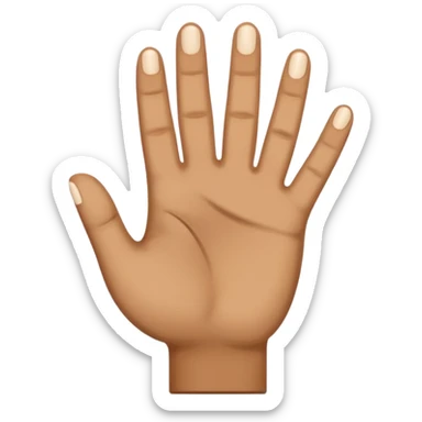🫶🏾, i want this emoji with a white hand sticker