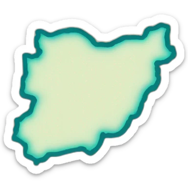 map of Iran sticker