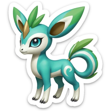 Meloetta-Cobalion-Virizion-Terrakion-Pokémon-Fakémon-fusion-hybrid-creature sticker