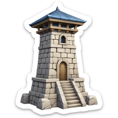 white watchtower mobile legends sticker
