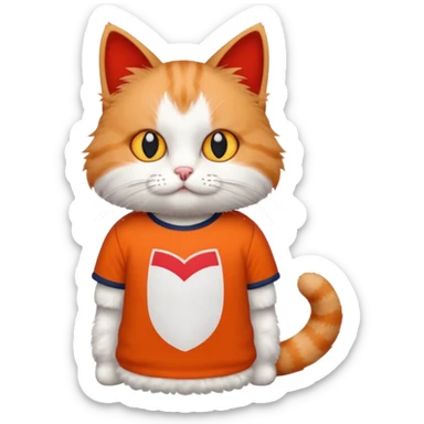 gato ocn polera del arsenal sticker