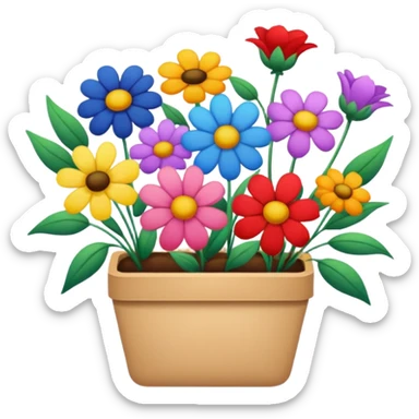 seed packet gardening sticker