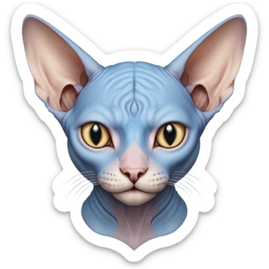 aesthetic brilliant divine lighting, oil paint  -  hieronymus bosch phantasmagoric mutated beautiful ethereal body of evil sphynx sticker