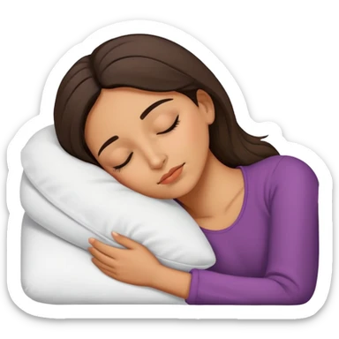 spanish female sleeping sticker