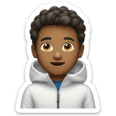 boy in techfleece sticker