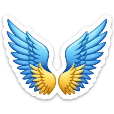 Wing left and right sticker