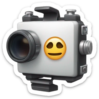 An emoji representing challenge videos, featuring various elements like a camera, a play button, and fun challenge icons, showcasing the exciting and competitive nature of these videos sticker