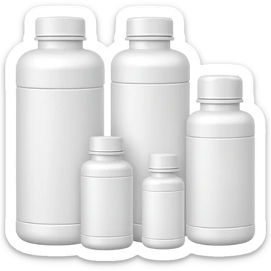 supplements bottles  sticker