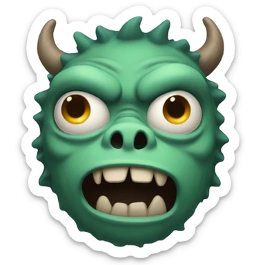 Big ugly monster sticker