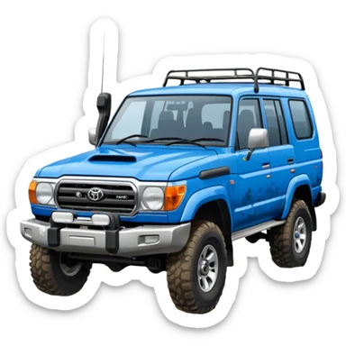 Toyota landcruiser 79 series  sticker