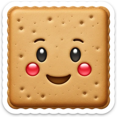 Graham cracker sticker