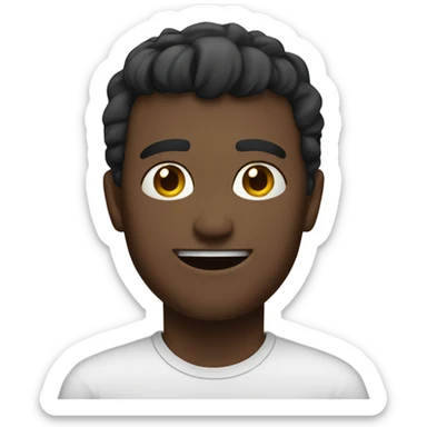 a guy if he was a square  sticker