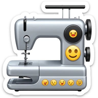 Creame un emoji de una maquina de coser sticker