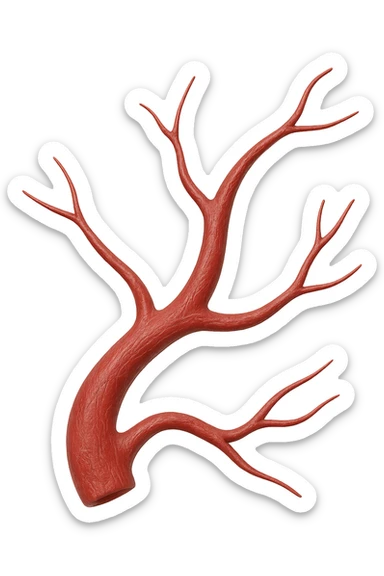 vena umana 3d sticker