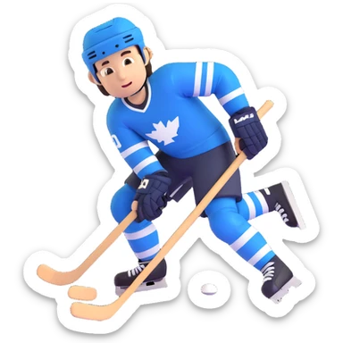 hockey sticker