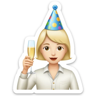 17th birthday celebration sticker